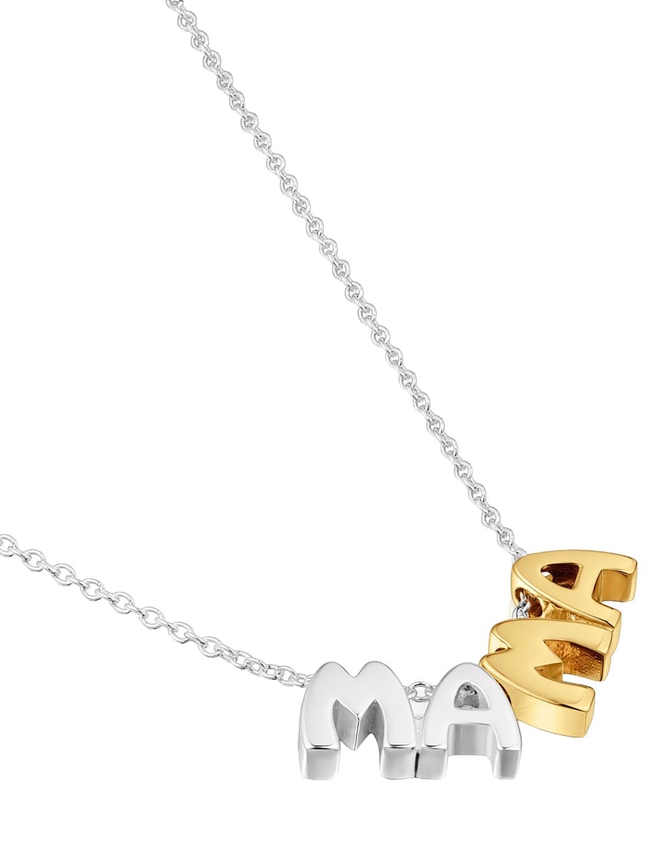 Collar de letras Tous Mama de plata P 925